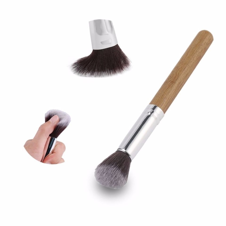 GlowEase Eco-Bamboo 11-Piece Makeup Brush Set